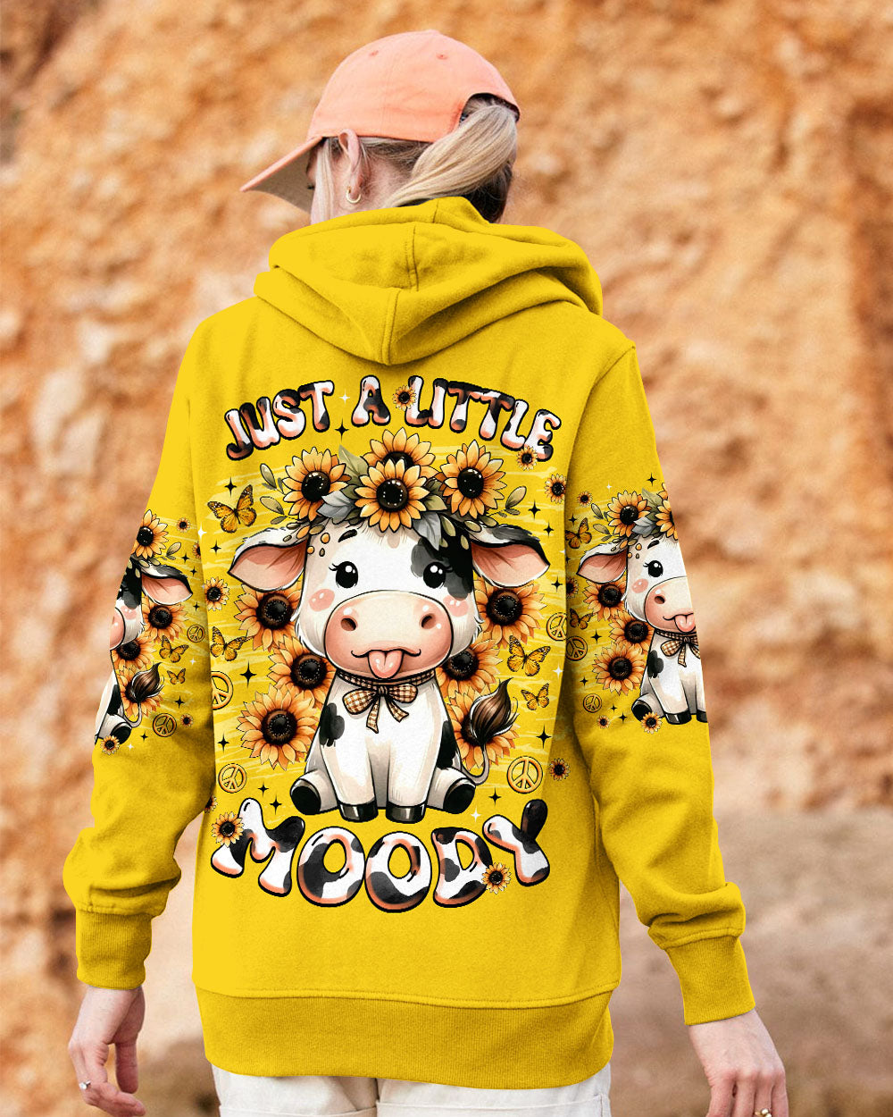 JUST A LITTLE MOODY COW ALL OVER PRINT - TLNZ1108253