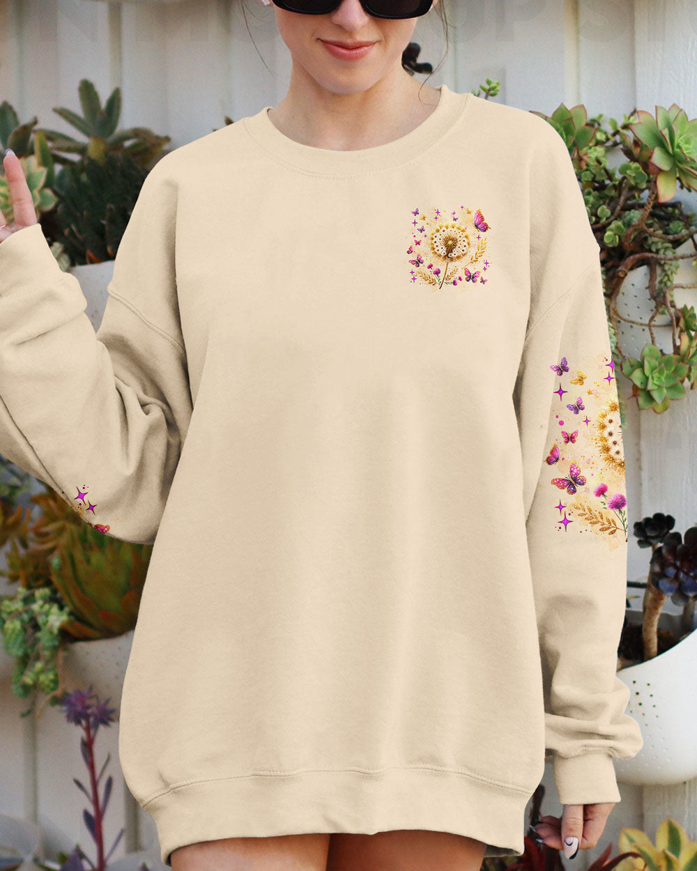 JUST BREATHE DANDELION ALL OVER PRINT  - TLNZ1110244