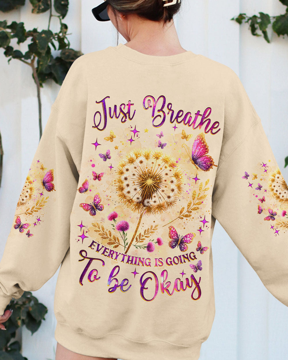 JUST BREATHE DANDELION ALL OVER PRINT  - TLNZ1110244