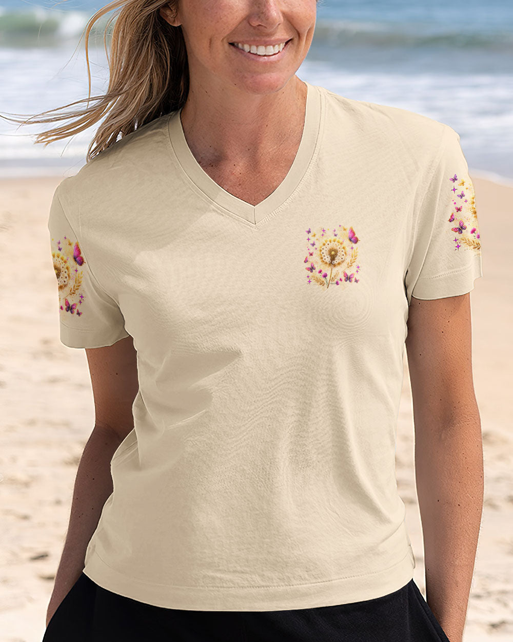 JUST BREATHE DANDELION ALL OVER PRINT  - TLNZ1110244