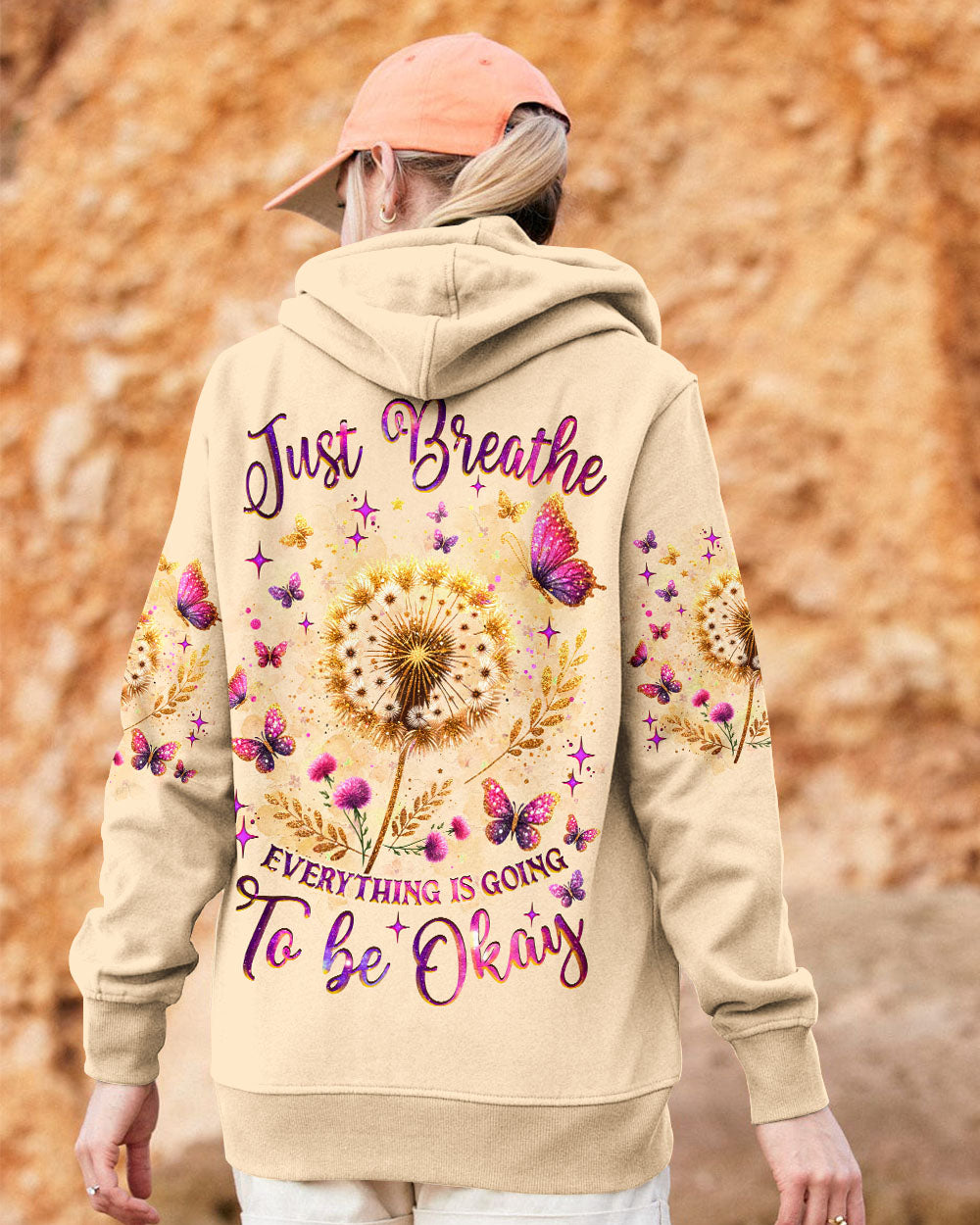 JUST BREATHE DANDELION ALL OVER PRINT  - TLNZ1110244