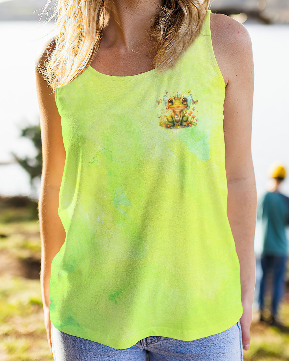 BE YOU THE WORLD WILL ADJUST FROG ALL OVER PRINT - TLNZ1204241