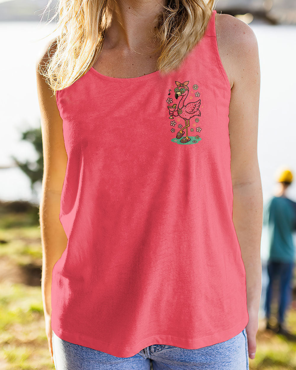PRETTY IN PINK FLAMINGO LEOPARD ALL OVER PRINT - TLNZ1205251