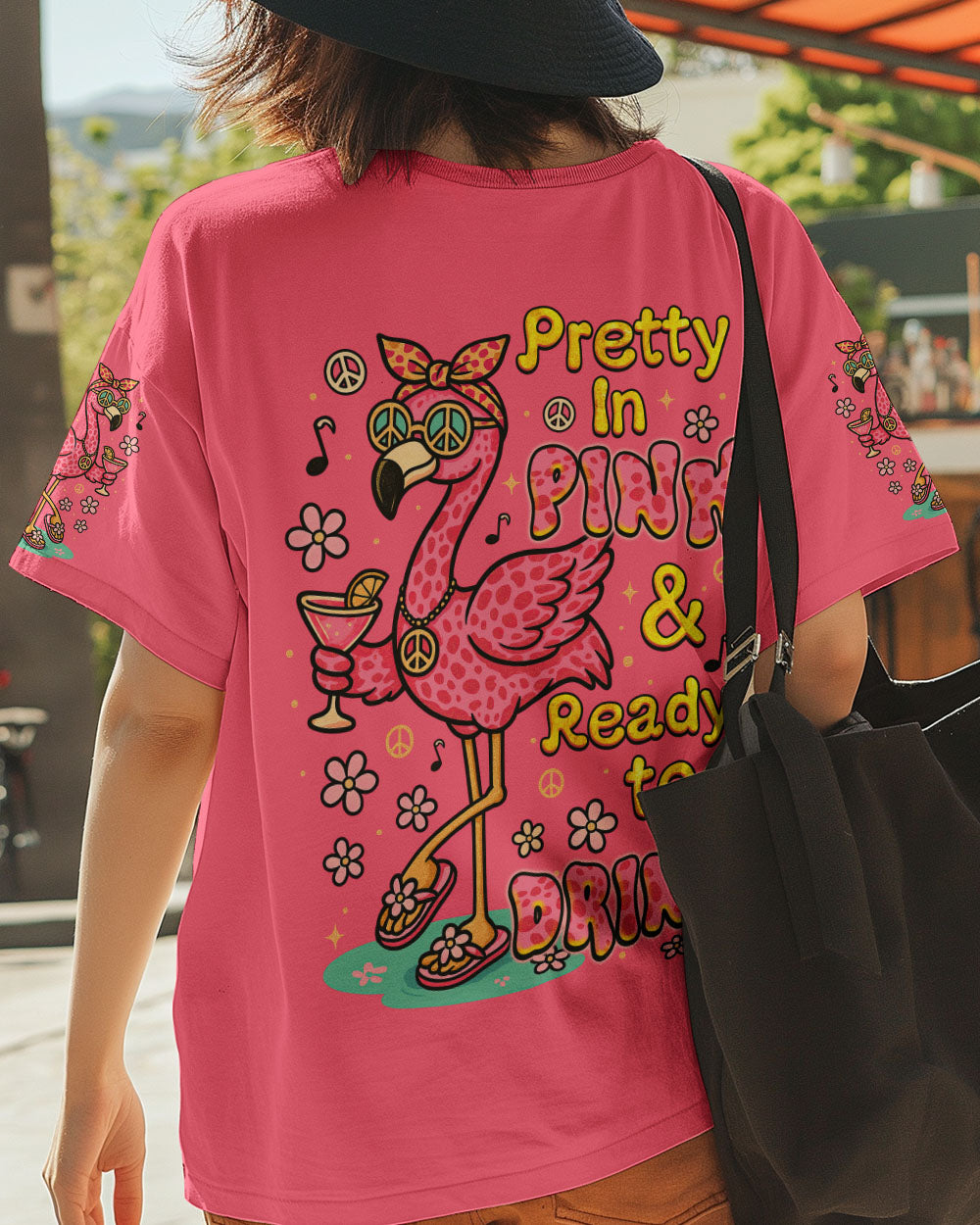 PRETTY IN PINK FLAMINGO LEOPARD ALL OVER PRINT - TLNZ1205251