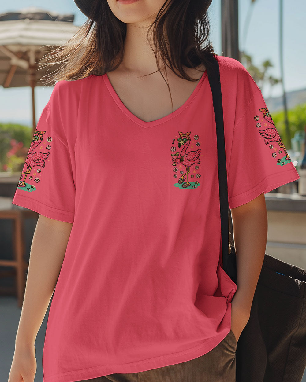 PRETTY IN PINK FLAMINGO LEOPARD ALL OVER PRINT - TLNZ1205251