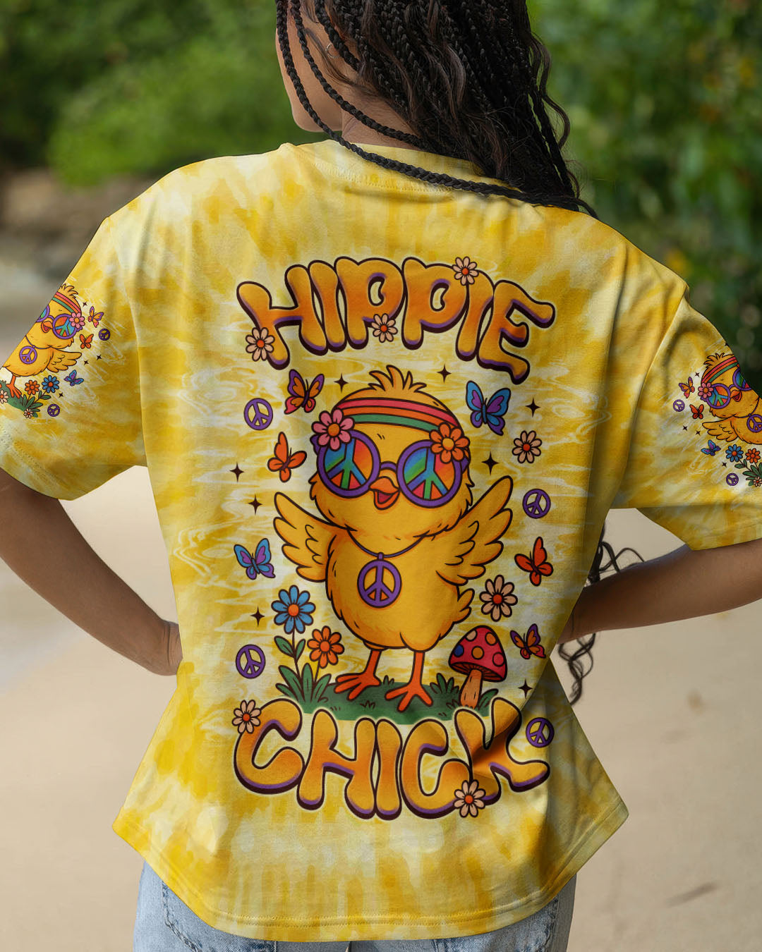 HIPPIE CHICK ALL OVER PRINT - TLNZ1208254