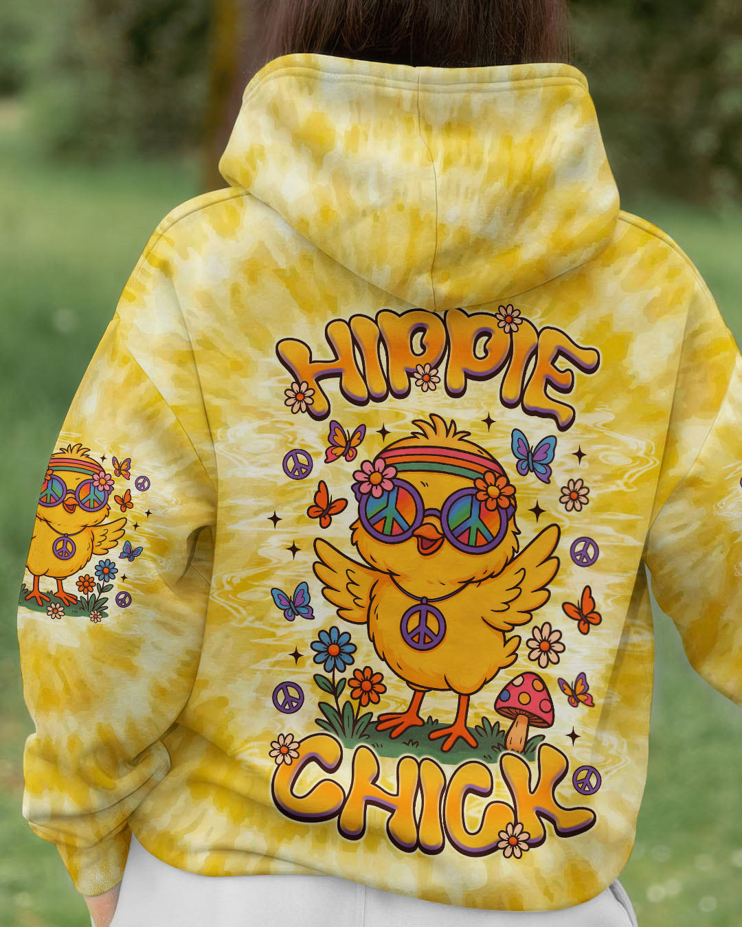 HIPPIE CHICK ALL OVER PRINT - TLNZ1208254
