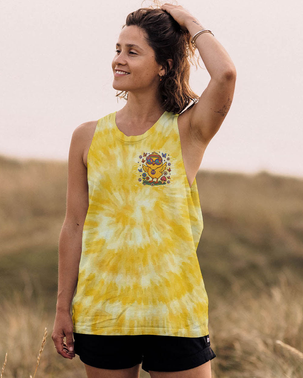 HIPPIE CHICK ALL OVER PRINT - TLNZ1208254