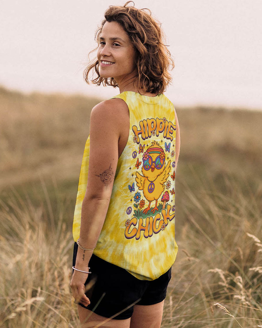 HIPPIE CHICK ALL OVER PRINT - TLNZ1208254