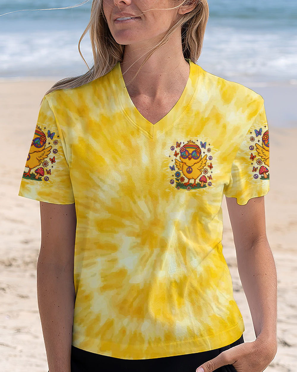 HIPPIE CHICK ALL OVER PRINT - TLNZ1208254