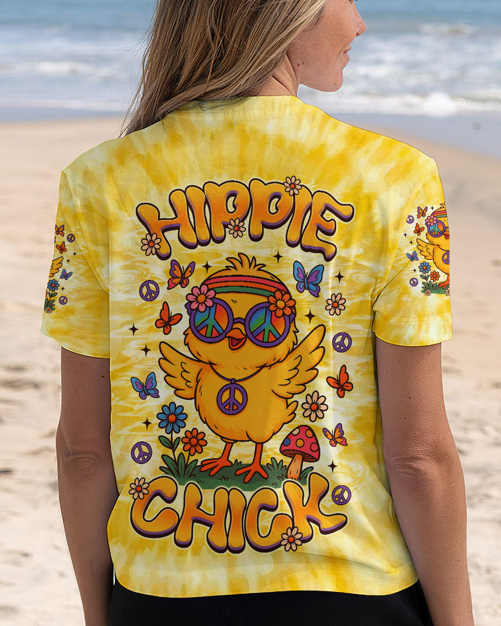 HIPPIE CHICK ALL OVER PRINT - TLNZ1208254