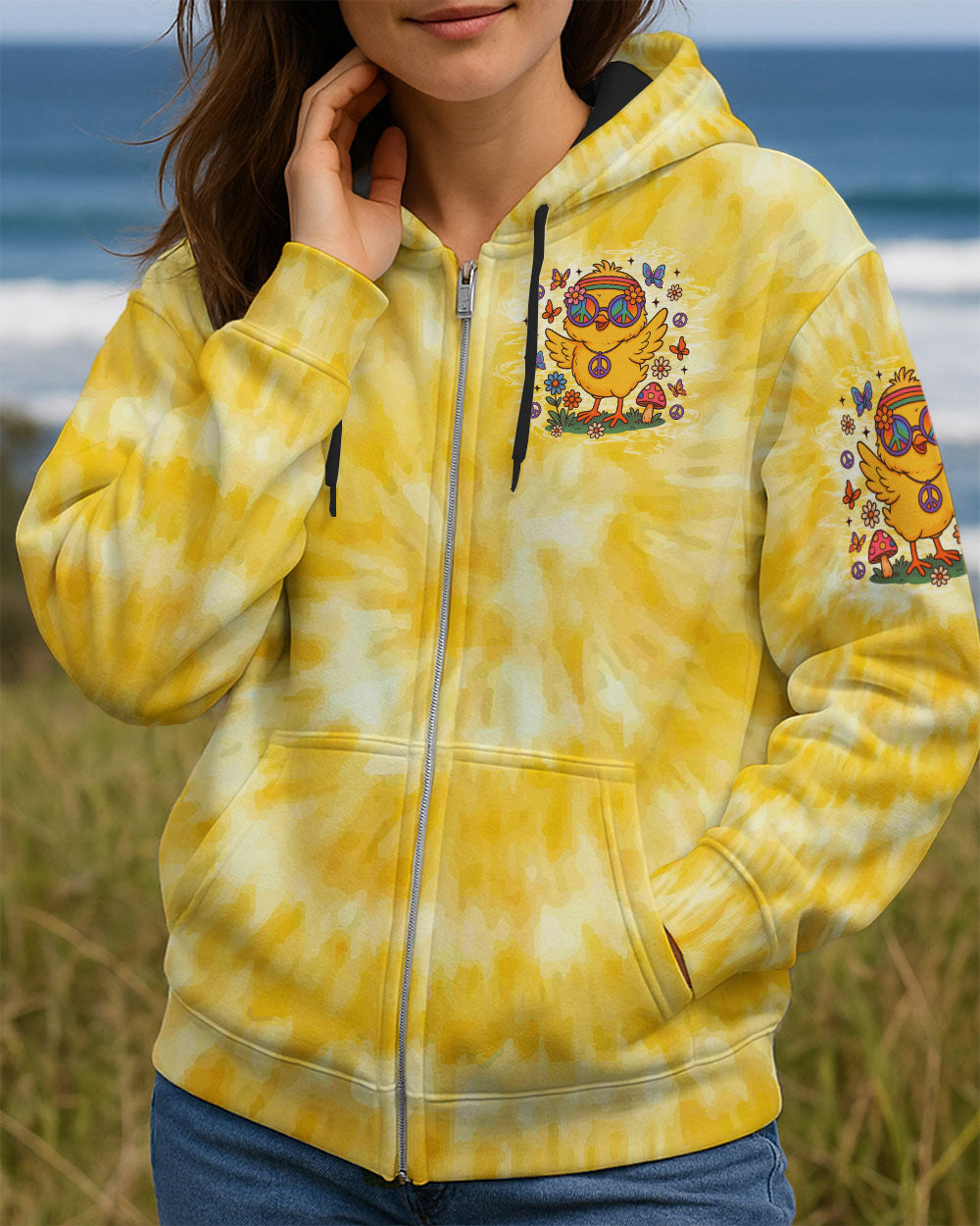 HIPPIE CHICK ALL OVER PRINT - TLNZ1208254