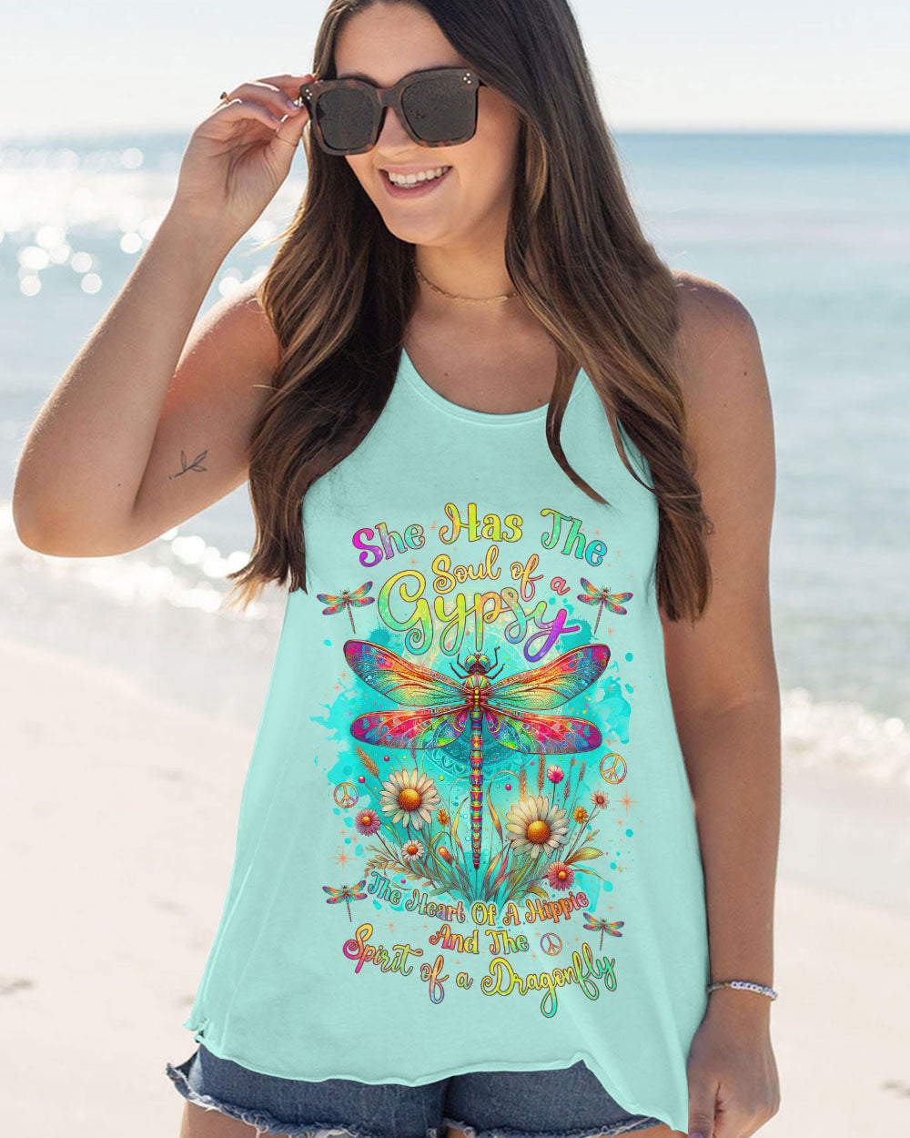 SPIRIT OF A DRAGONFLY FLOWER ALL OVER PRINT - TLNZ1212232