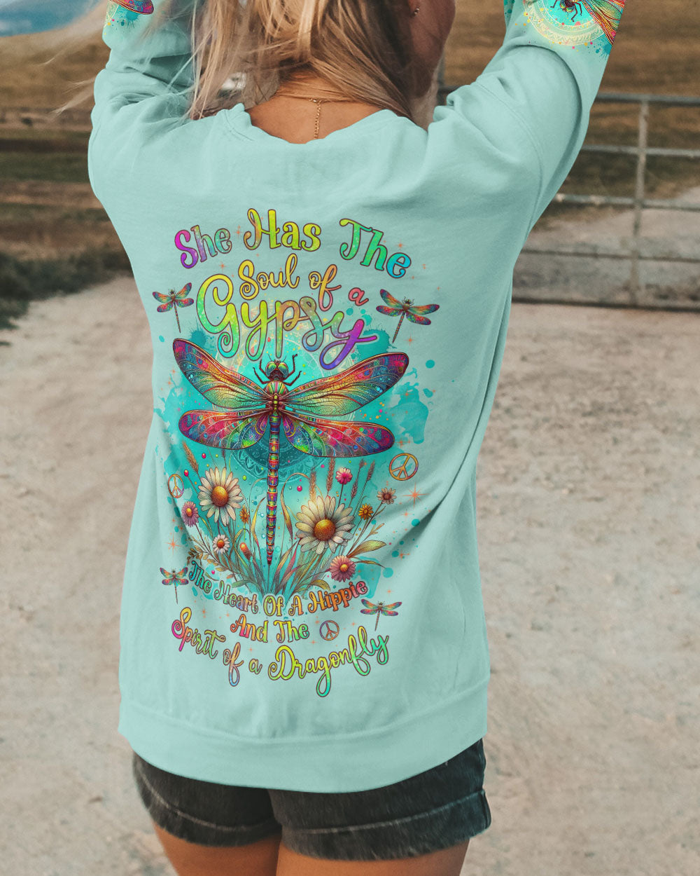 SPIRIT OF A DRAGONFLY FLOWER ALL OVER PRINT - TLNZ1212232