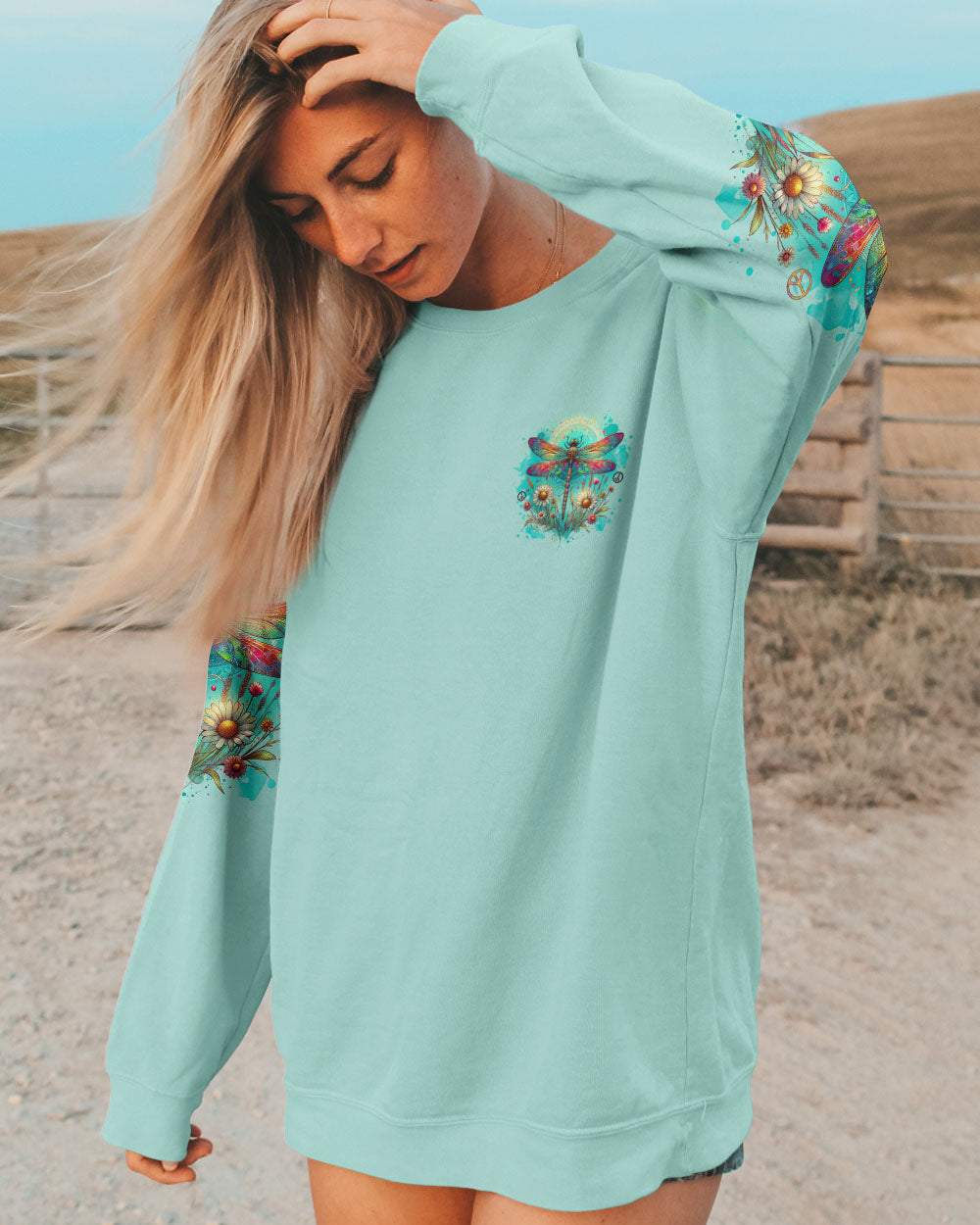 SPIRIT OF A DRAGONFLY FLOWER ALL OVER PRINT - TLNZ1212232