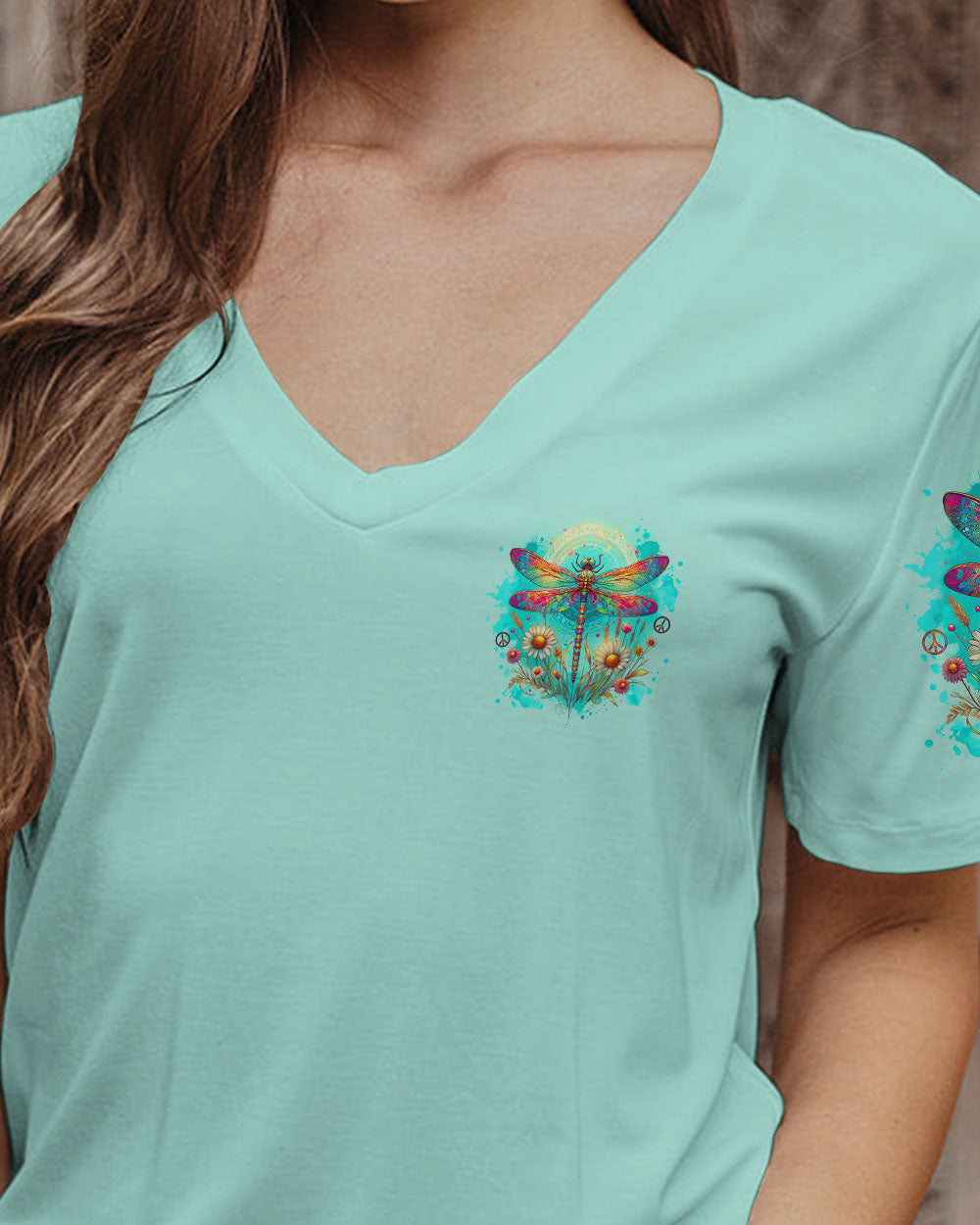 SPIRIT OF A DRAGONFLY FLOWER ALL OVER PRINT - TLNZ1212232