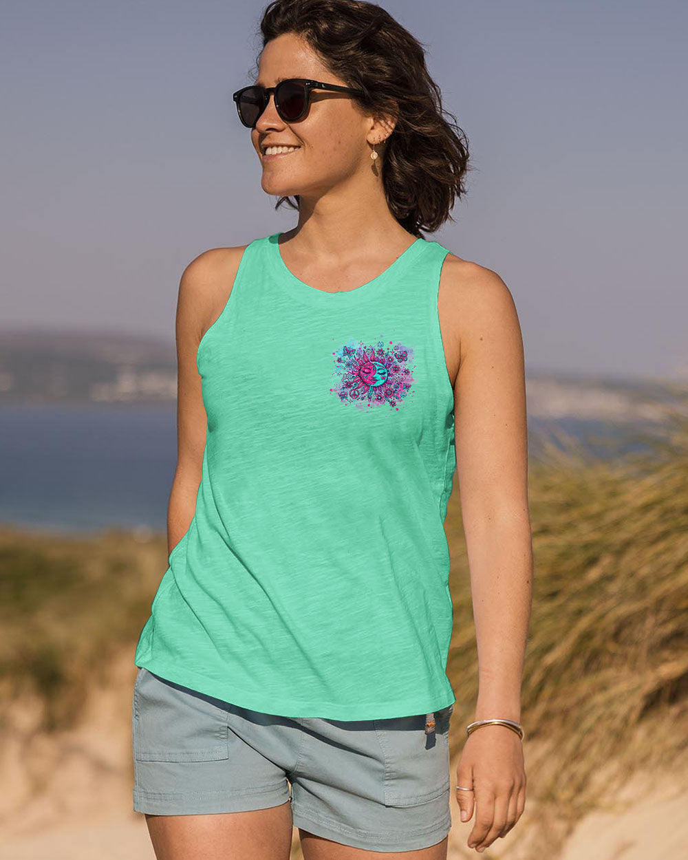 BE YOU THE WORLD WILL ADJUST SUN MOON ALL OVER PRINT  - TLNZ1302253