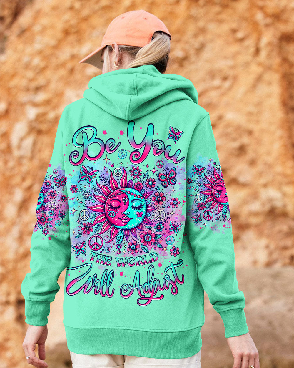 BE YOU THE WORLD WILL ADJUST SUN MOON ALL OVER PRINT  - TLNZ1302253