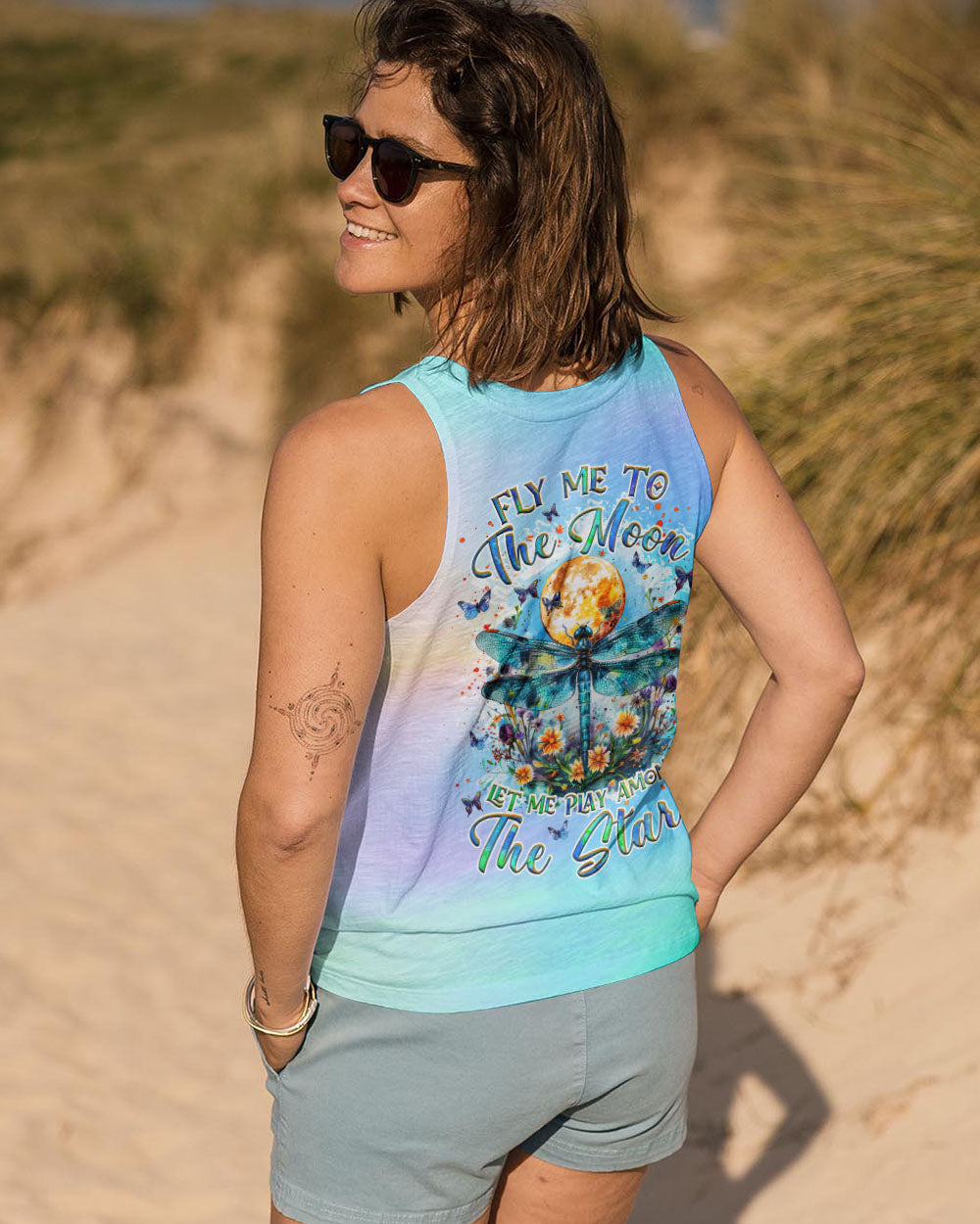 FLY ME TO THE MOON DRAGONFLY ALL OVER PRINT - TLNZ1307243