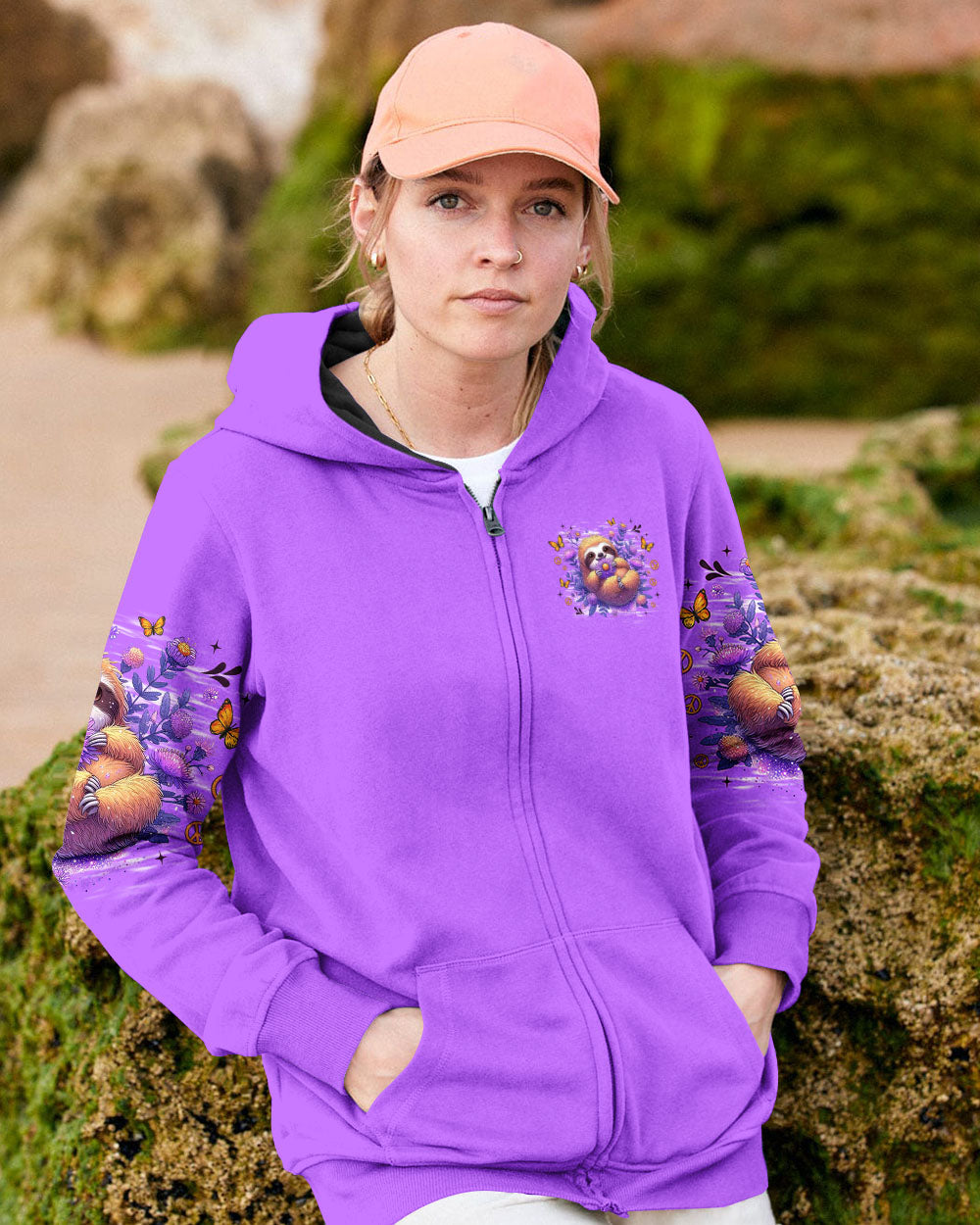 JUST BREATHE SLOTH ALL OVER PRINT - TLNZ1308253