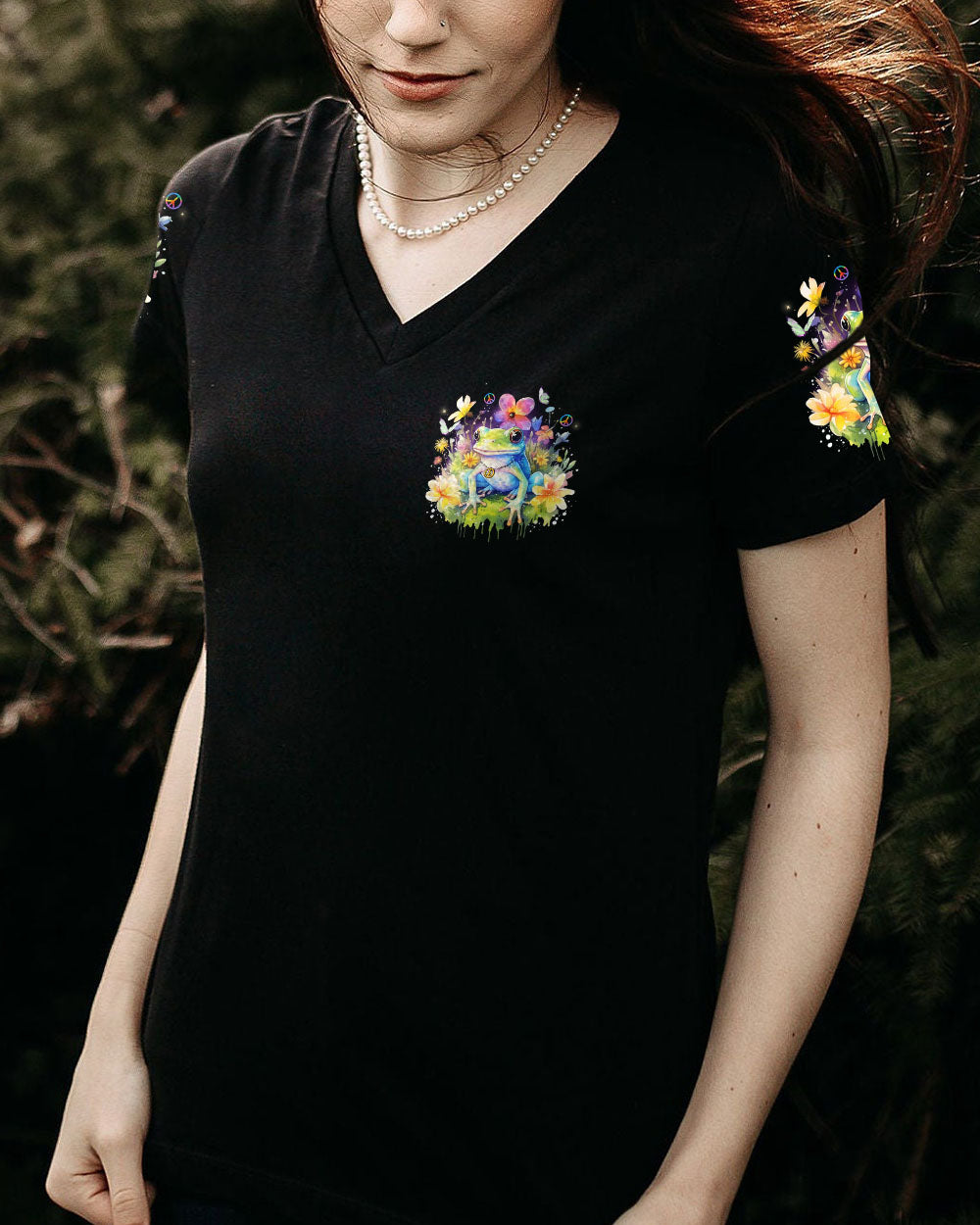 BE YOU THE WORLD WILL ADJUST FROG ALL OVER PRINT - TLNZ1312231