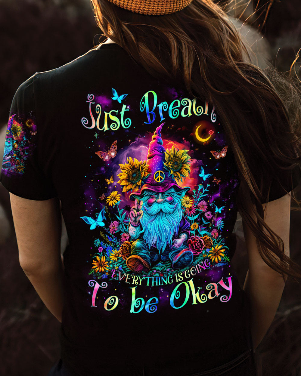 JUST BREATHE GNOME ALL OVER PRINT - TLNZ1403241