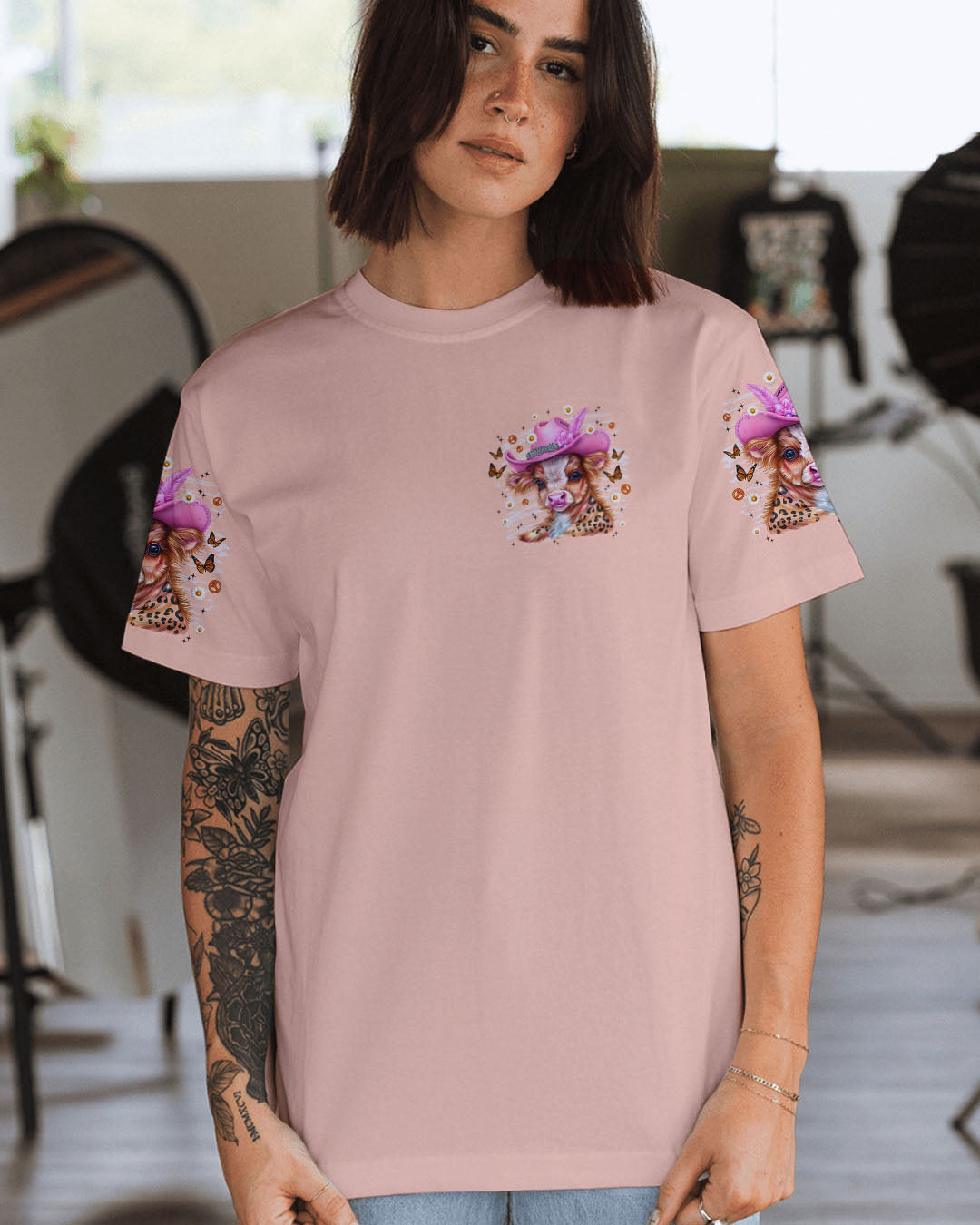I'M NOT A HOT MESS COW ALL OVER PRINT - TLNZ1408252