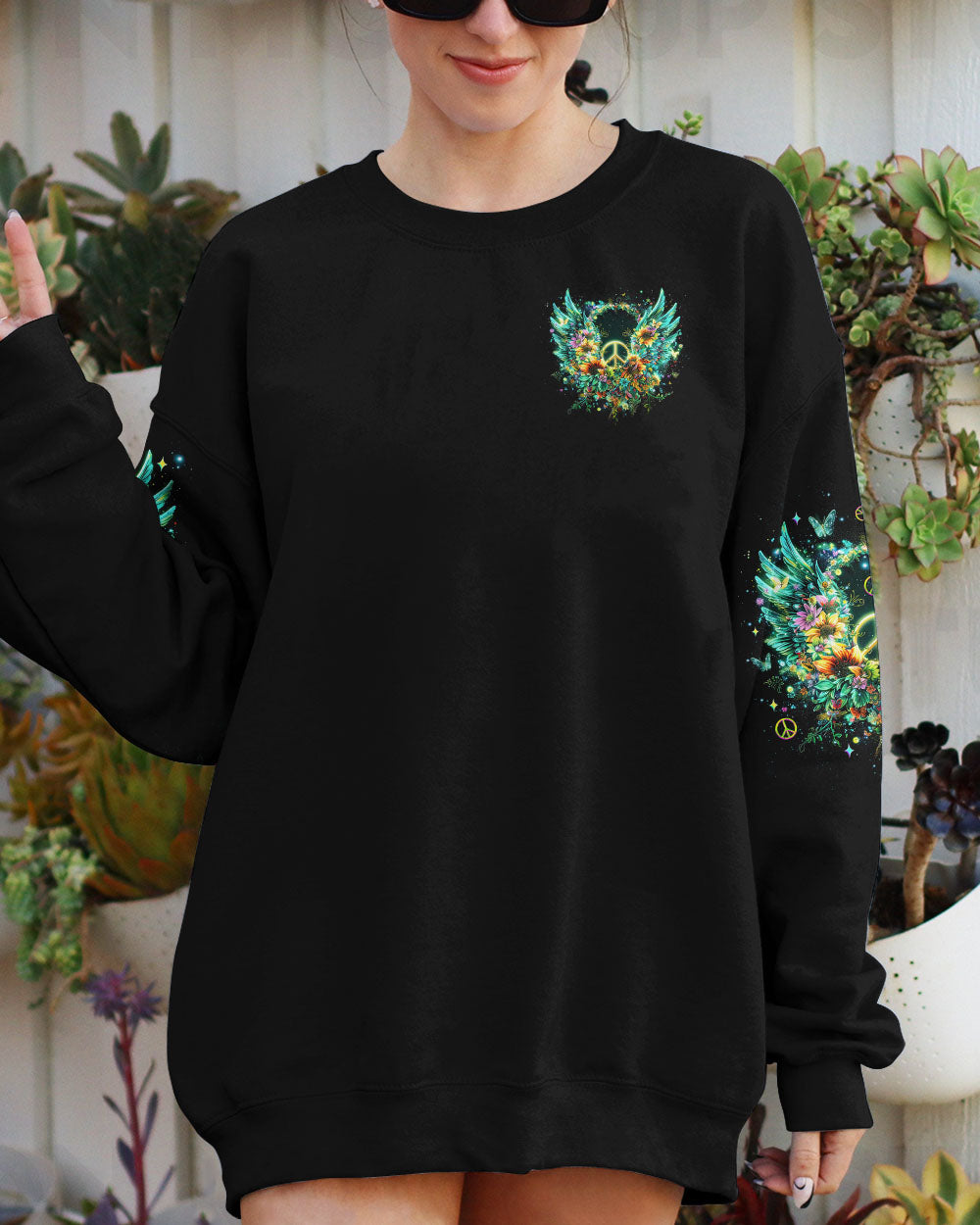 I BELIEVE THERE ARE ANGELS AMONG US WINGS ALL OVER PRINT - TLNZ1412242