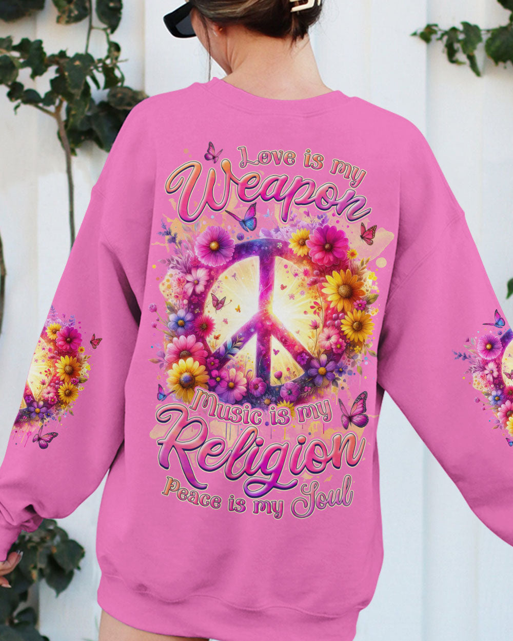 PEACE IN MY SOUL FLORAL ALL OVER PRINT - TLNZ1501242