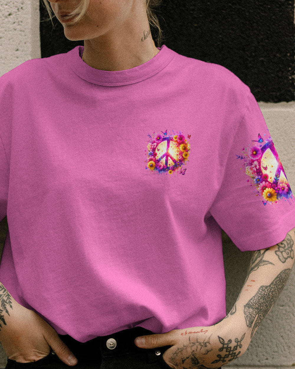 PEACE IN MY SOUL FLORAL ALL OVER PRINT - TLNZ1501242