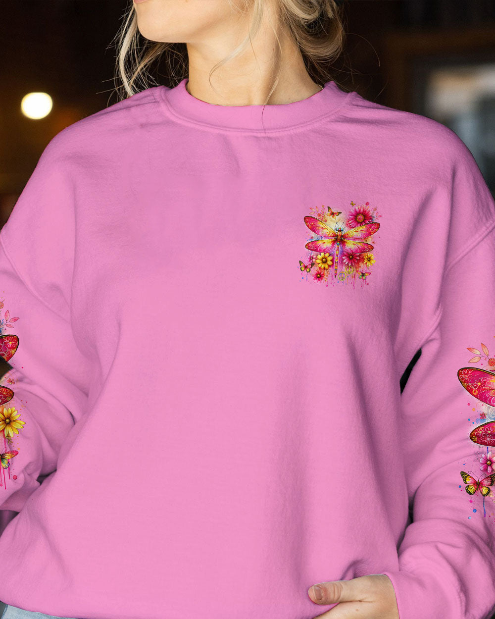SPIRIT OF FAIRY DRAGONFLY FLORAL ALL OVER PRINT - TLNZ1512231