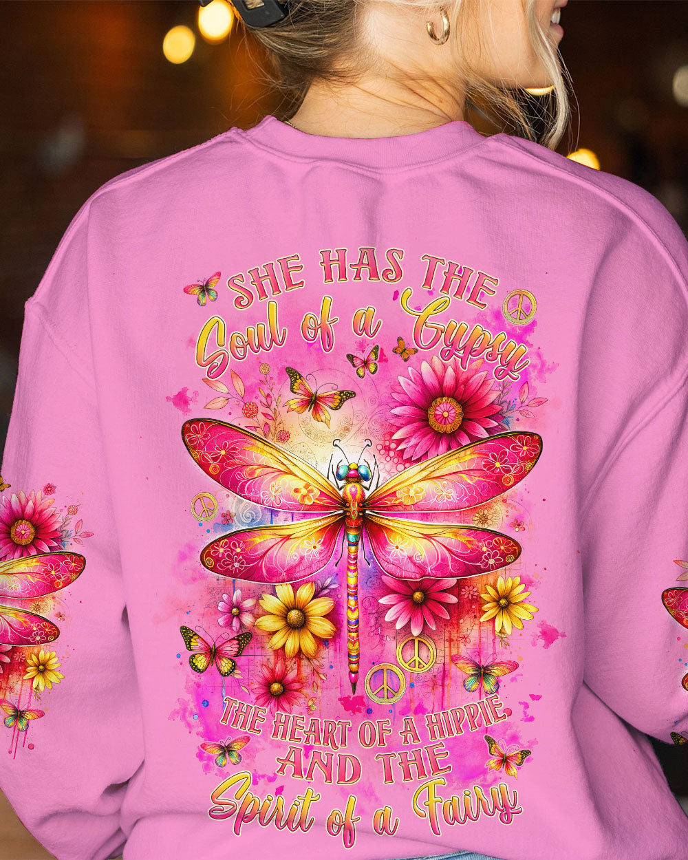 SPIRIT OF FAIRY DRAGONFLY FLORAL ALL OVER PRINT - TLNZ1512231