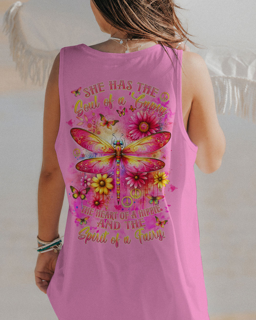 SPIRIT OF FAIRY DRAGONFLY FLORAL ALL OVER PRINT - TLNZ1512231