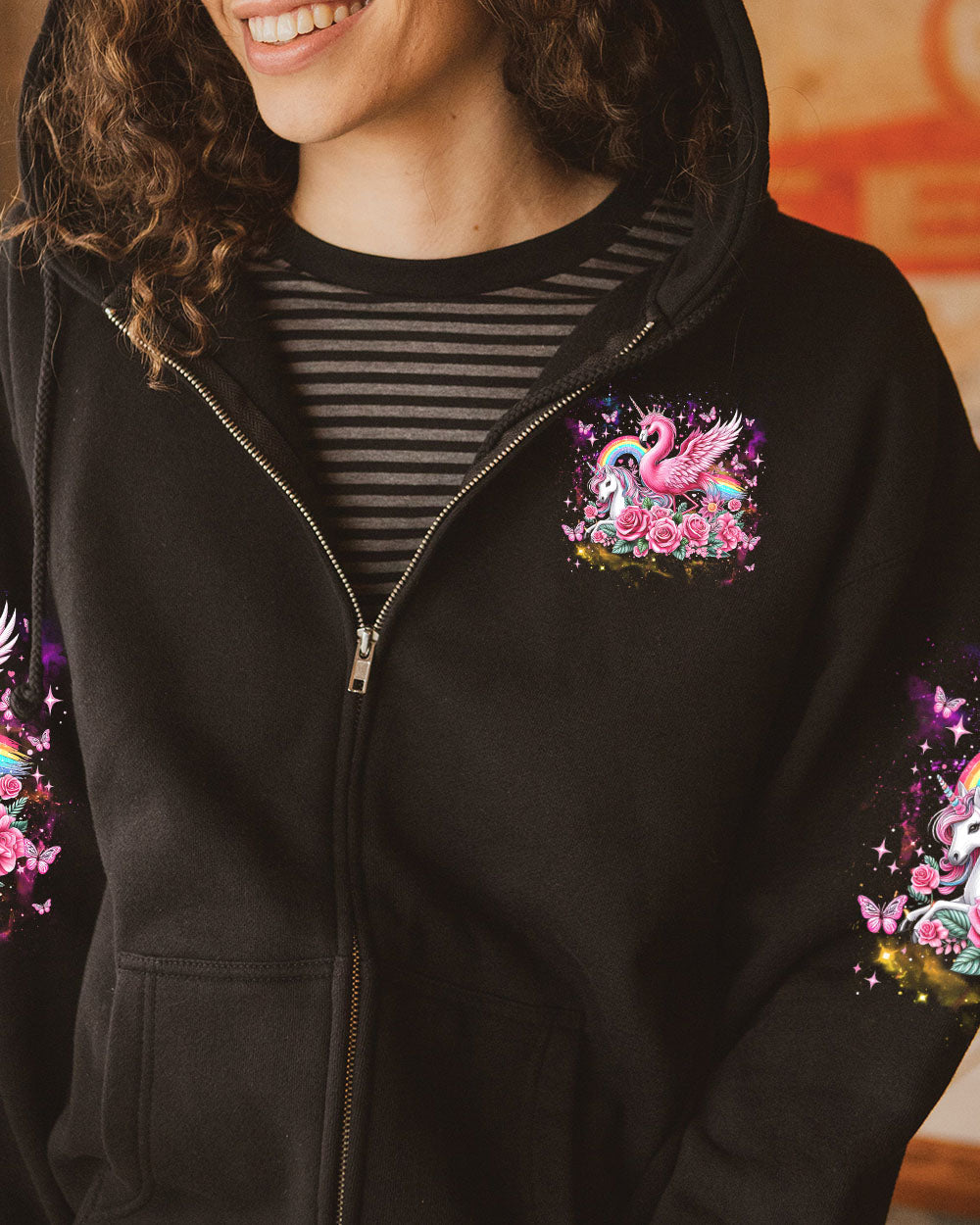 YOU DON'T HAVE TO BE PERFECT UNICORN FLAMINGO ALL OVER PRINT - TLNZ1604242
