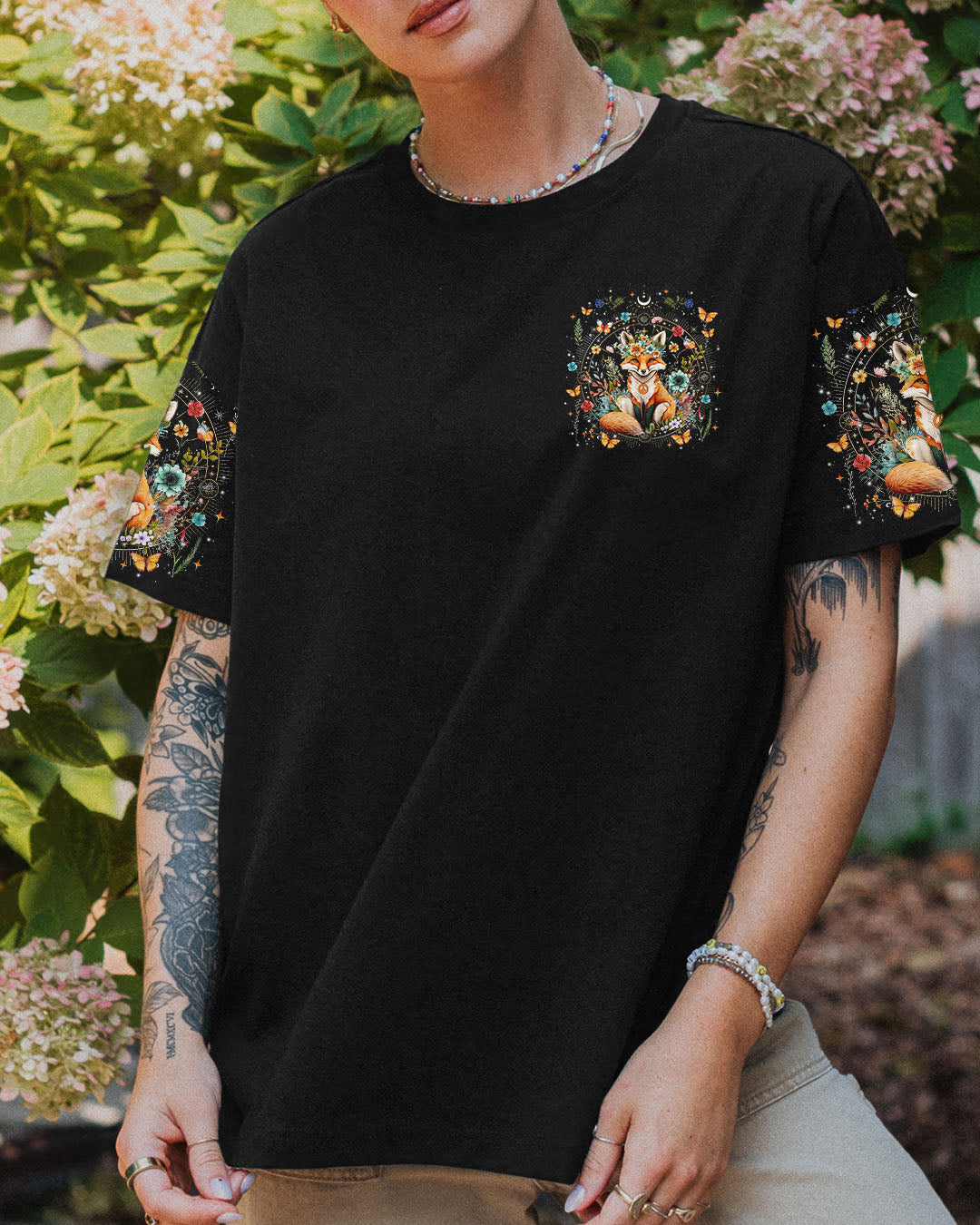 A HIPPIE HEART WITH A FOX'S MIND ALL OVER PRINT -  TLNZ1607251