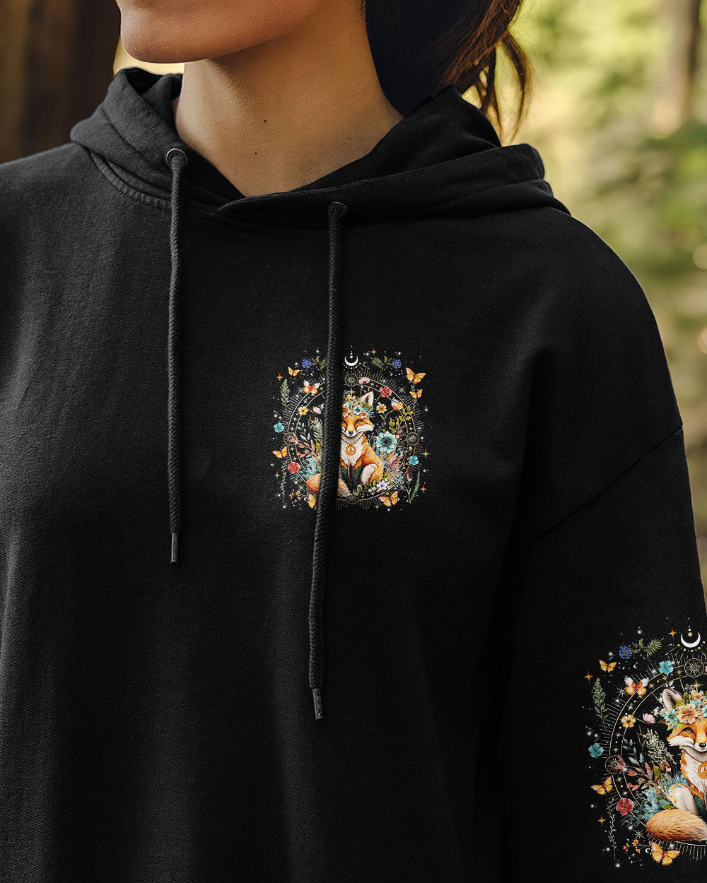 A HIPPIE HEART WITH A FOX'S MIND ALL OVER PRINT -  TLNZ1607251