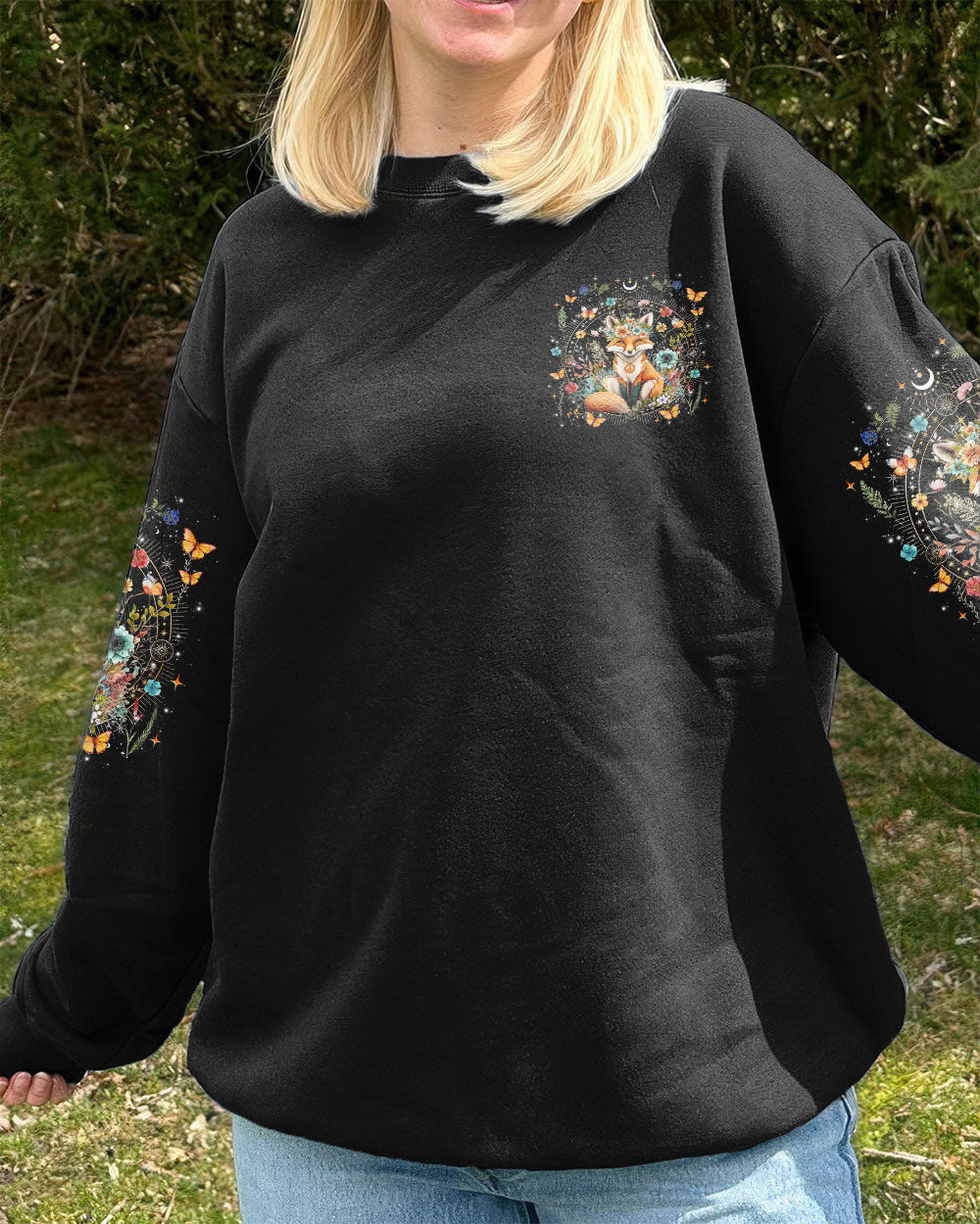 A HIPPIE HEART WITH A FOX'S MIND ALL OVER PRINT -  TLNZ1607251