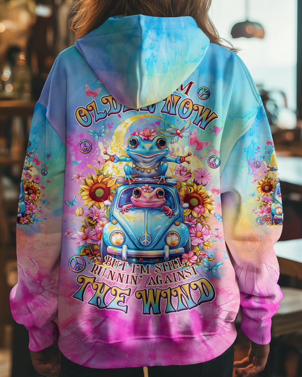 RUNNING AGAINST THE WIND FROG ALL OVER PRINT - TLNZ1608243