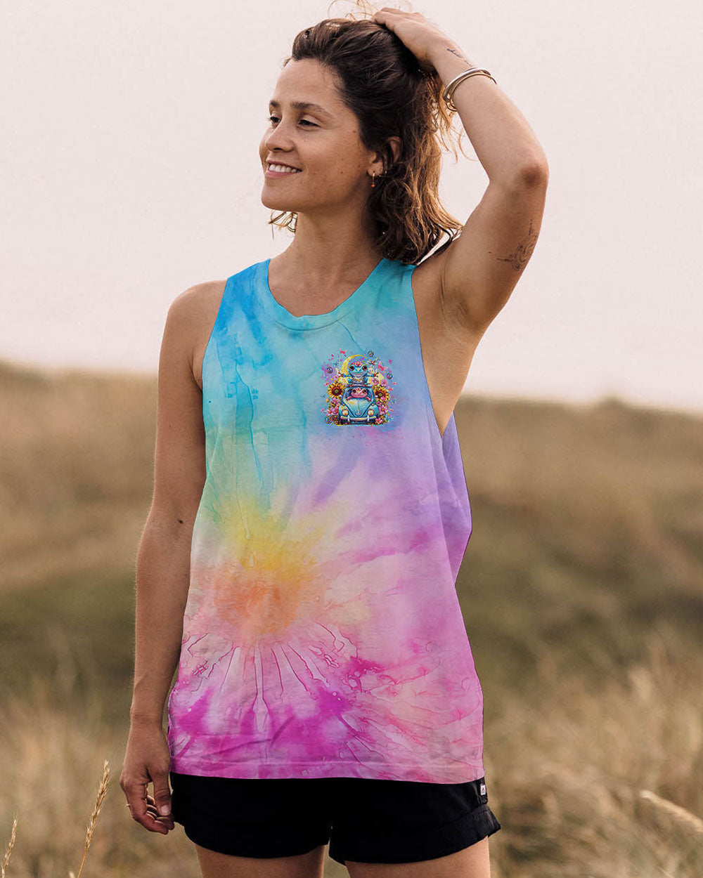 RUNNING AGAINST THE WIND FROG ALL OVER PRINT - TLNZ1608243
