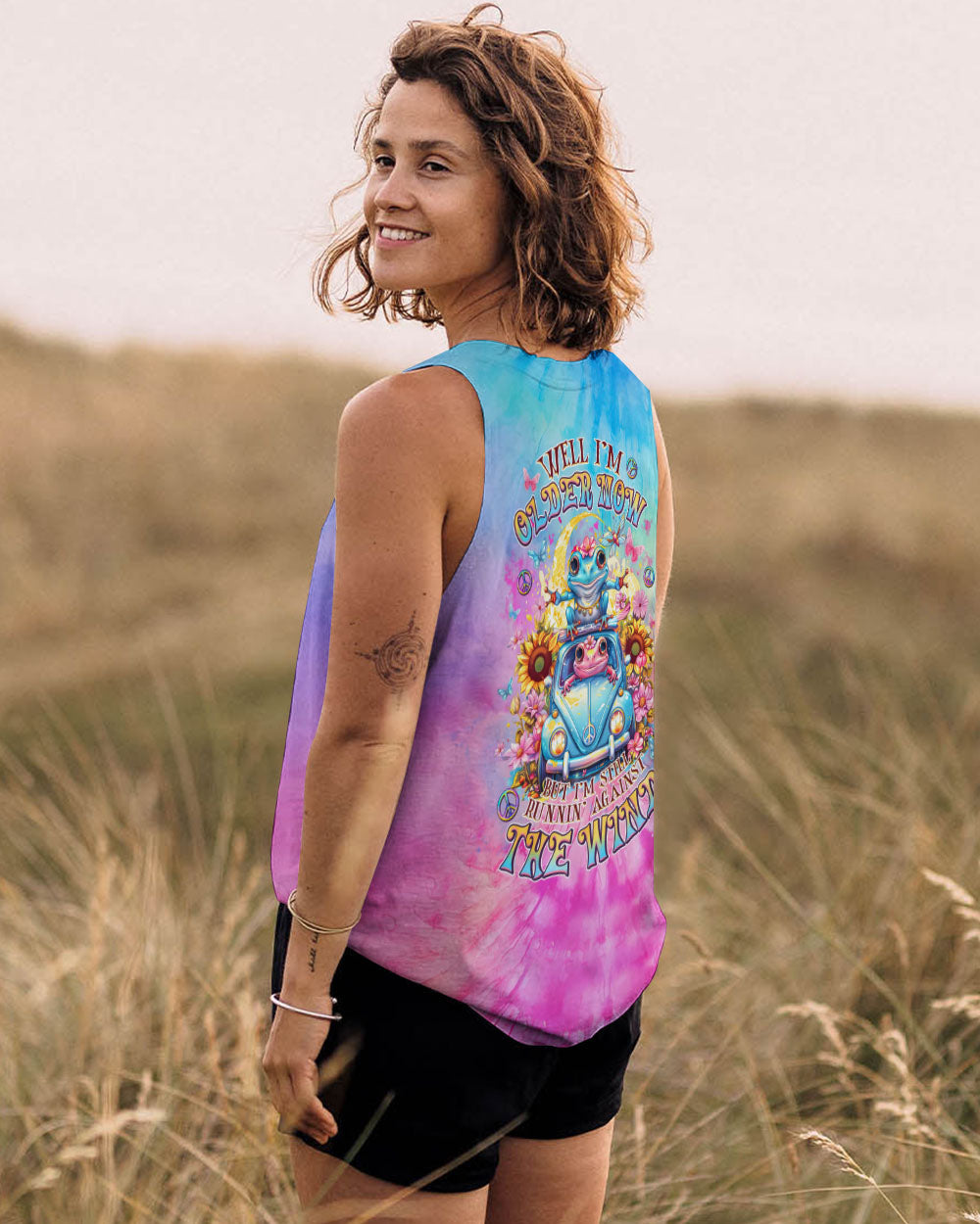 RUNNING AGAINST THE WIND FROG ALL OVER PRINT - TLNZ1608243