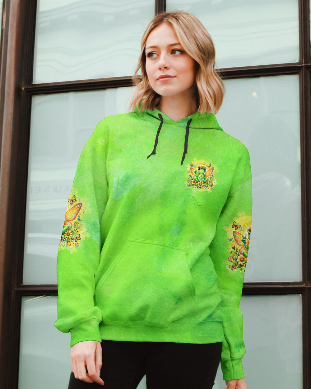 JUST BREATHE FROG ALL OVER PRINT  - TLNZ1701253