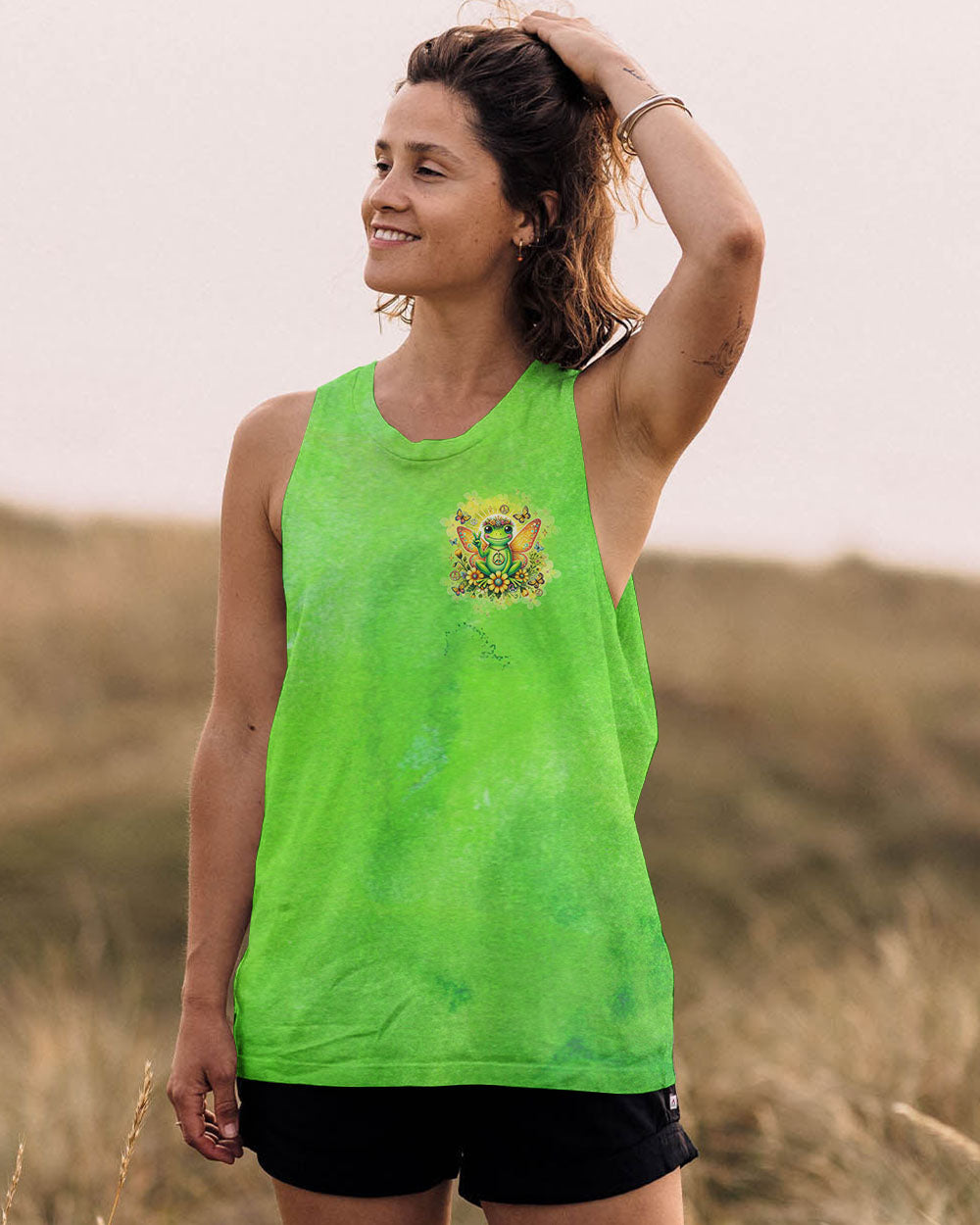JUST BREATHE FROG ALL OVER PRINT  - TLNZ1701253