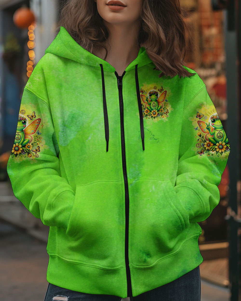 JUST BREATHE FROG ALL OVER PRINT  - TLNZ1701253