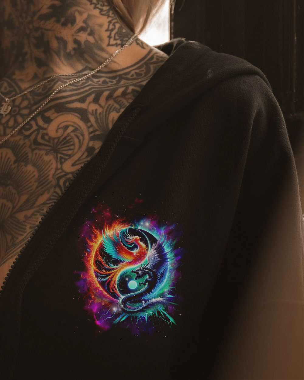 SOUL OF A DRAGON HEART OF A PHOENIX YINYANG ALL OVER PRINT - TLNZ1705244