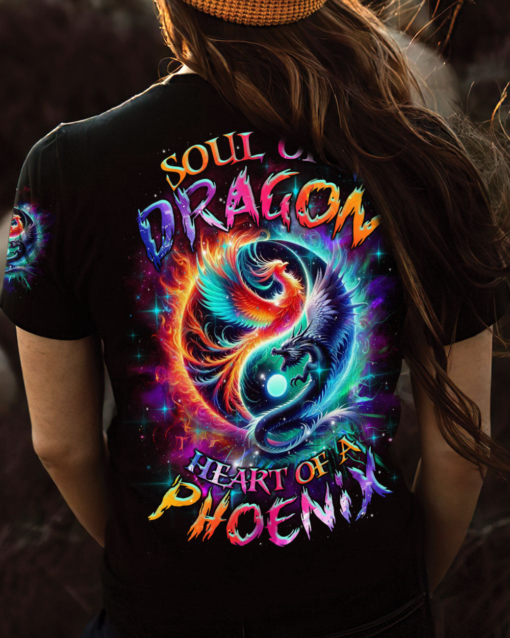 SOUL OF A DRAGON HEART OF A PHOENIX YINYANG ALL OVER PRINT - TLNZ1705244