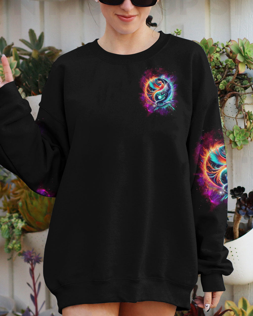 SOUL OF A DRAGON HEART OF A PHOENIX YINYANG ALL OVER PRINT - TLNZ1705244