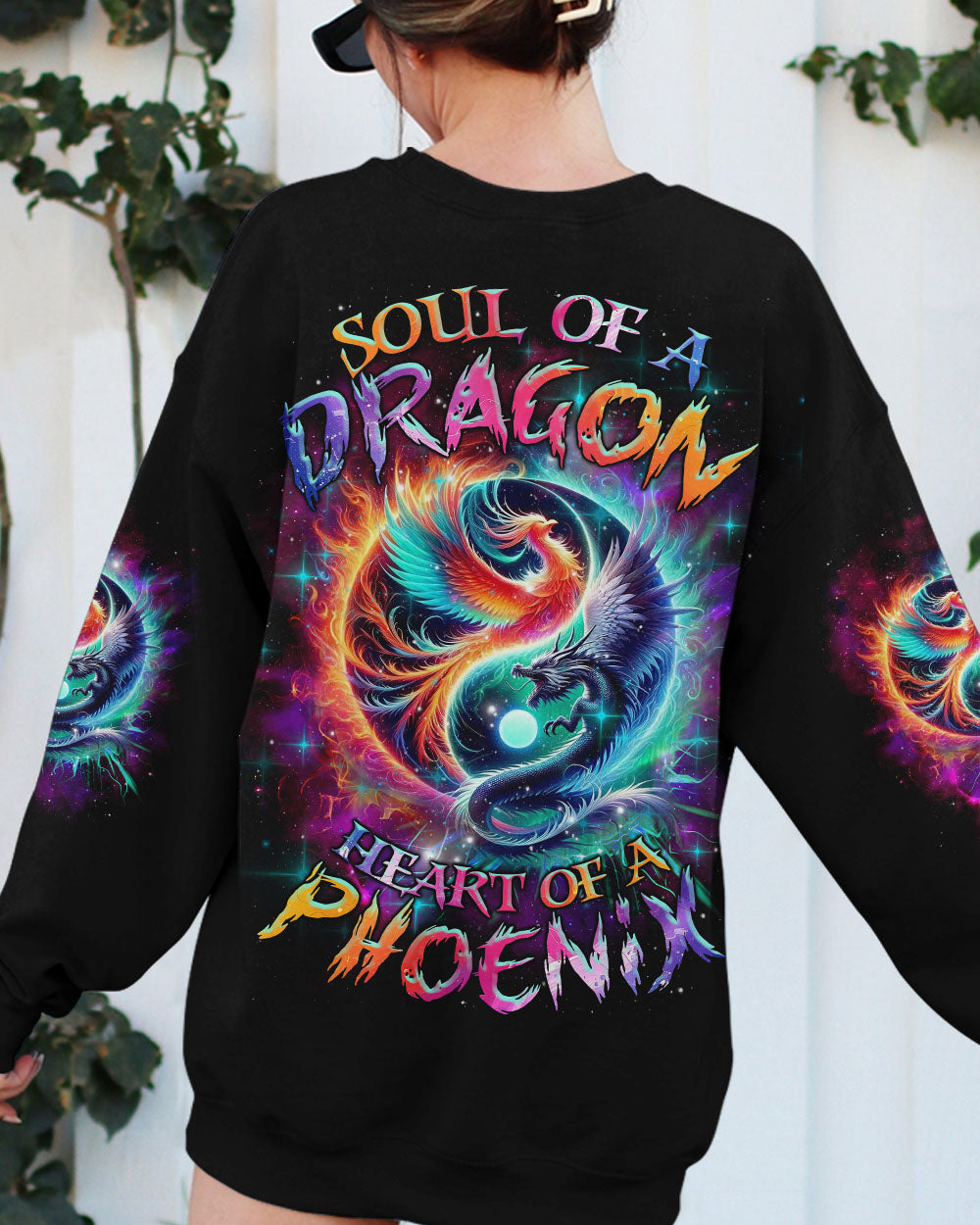 SOUL OF A DRAGON HEART OF A PHOENIX YINYANG ALL OVER PRINT - TLNZ1705244