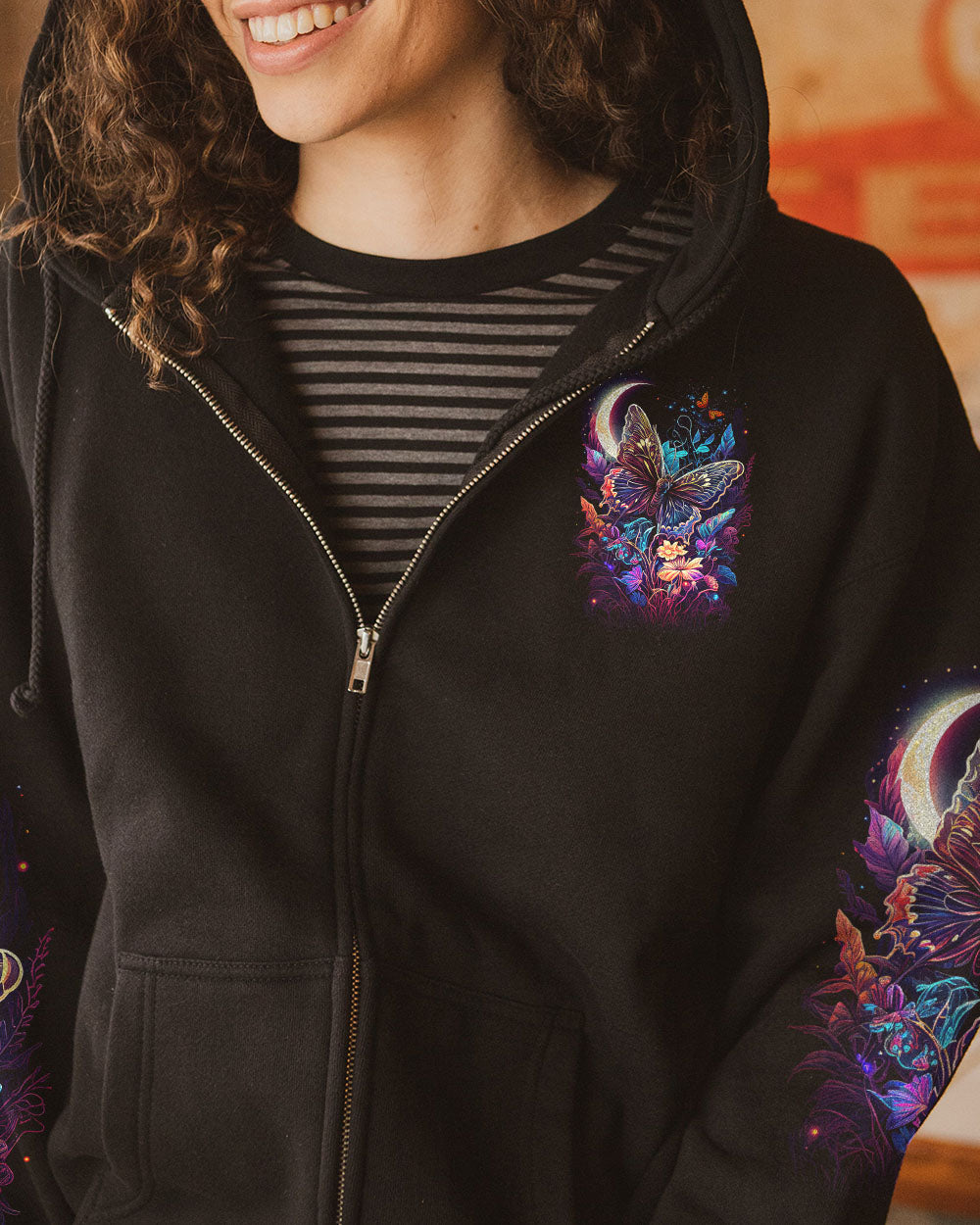 I BELIEVE THERE ARE ANGELS AMONG US BUTTERFLY ALL OVER PRINT - TLNZ1707231