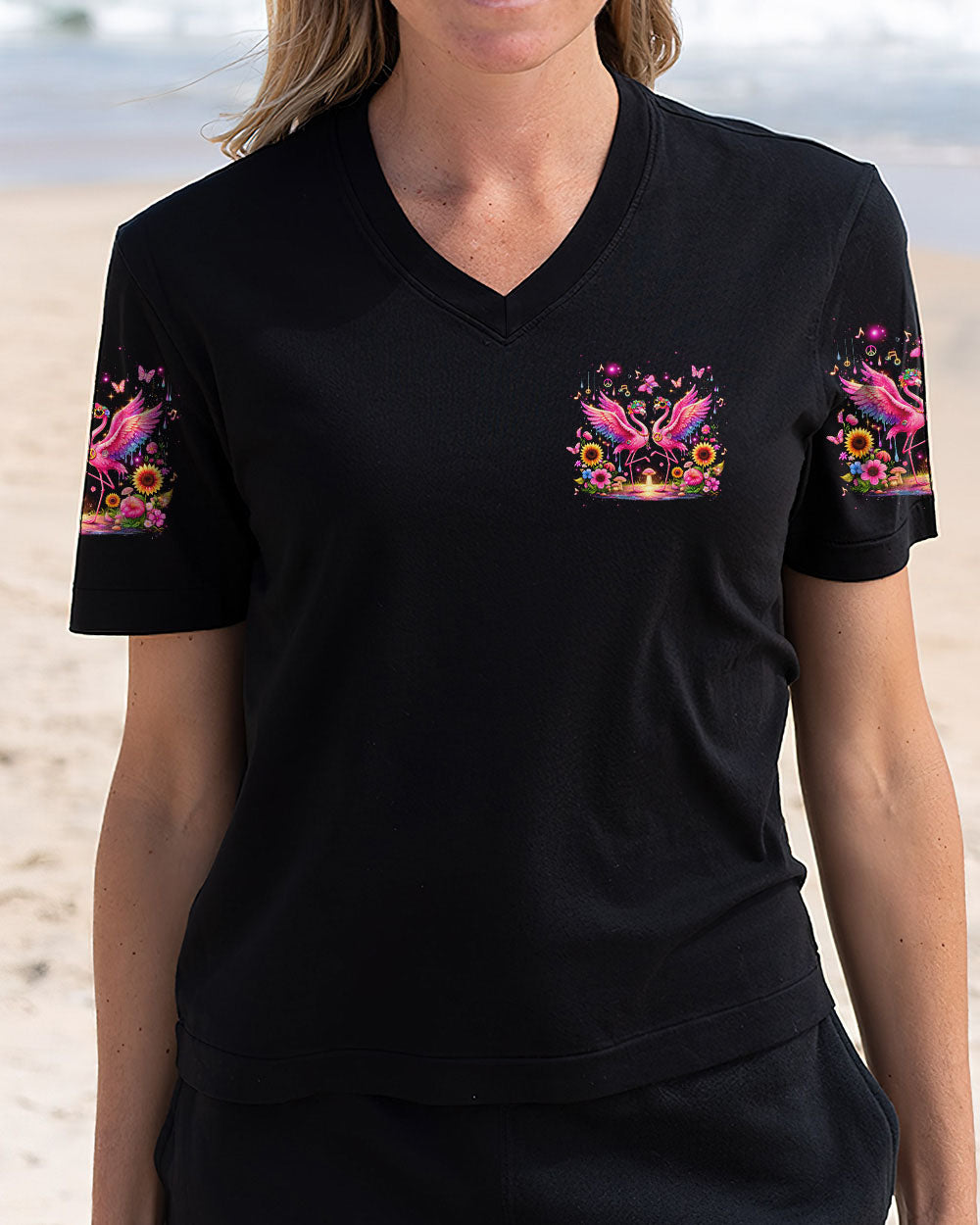 DANCE IN THE RAIN FLAMINGO ALL OVER PRINT - TLNZ1709243