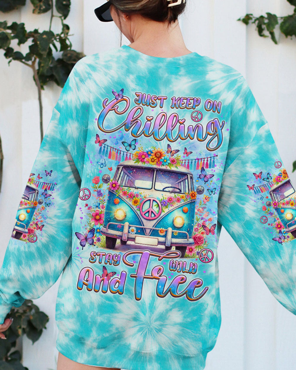 JUST KEEP ON CHILLING STAY WILD AND FREE BUS ALL OVER PRINT - TLNZ1804252
